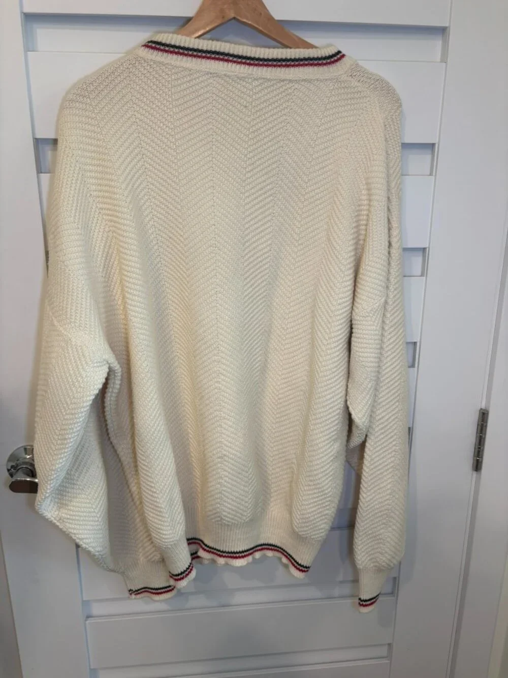 Vintage Collectible 1994 NCAA Final Four Charlotte Knit Sweater Cream Men's XL